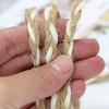 5m Double Color Natural Jute Twine Rope String Cord DIY Craft Burlap Scrapbook