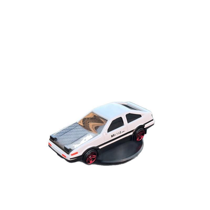 Модель дрифт-кара Alloy AE86: Вращающаяся высококачественная мини-игрушка-украшение
