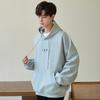 Свитер с капюшоном, мужские модели на весну и осень, новая корейская версия, свободный, молодежный, повседневный, универсальный, с принтом букв