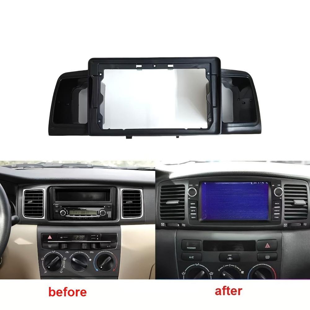 2DIN автомагнитола 9'' Рамка лицевая Подходит для Corolla E120 e 120 BYD F32007-2011 Панель приборной панели Рамка для стерео панели Рамка для приборной панели автомобиля