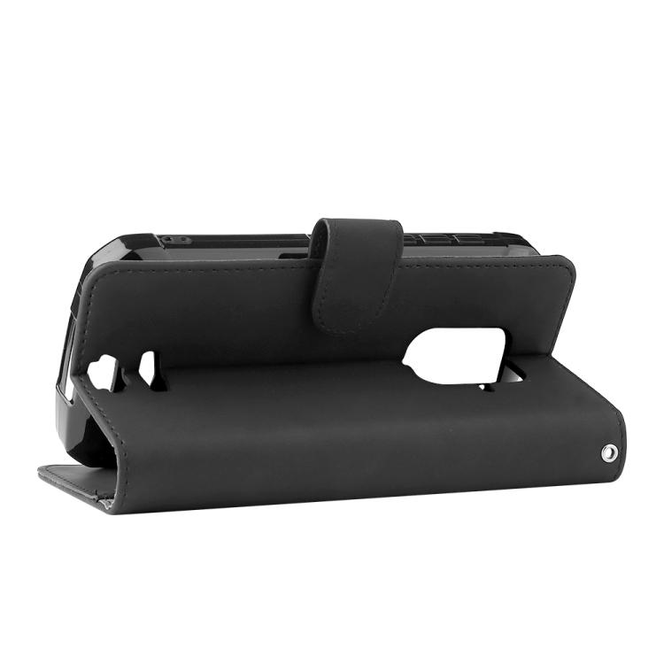 For Doogee S59 / S59 Pro Solid Color Skin Feel Magnetic Buckle Horizontal Flip Calf Texture PU Leather Case with Holder & Card Slots & Wallet