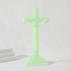 Luminous Jesus Cross Adornment Home Decor Religious Gift Retro Table Nament Wall Hanging Festive Party Supplies