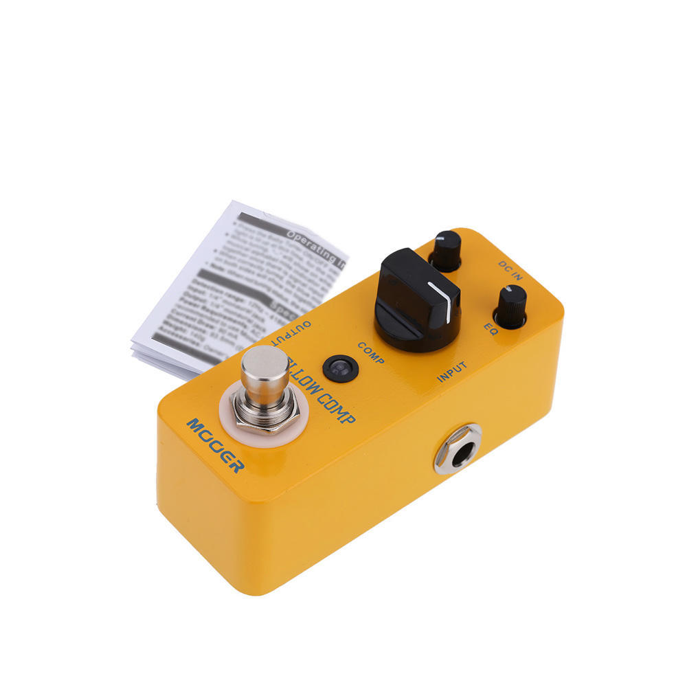 Mooer Yellow Comp Micro Mini Оптический компрессор Педаль эффектов для электрогитары True Bypass