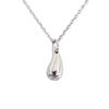 [Used] TIFFANY 925 Teardrop Pendant/Necklace/j80-17