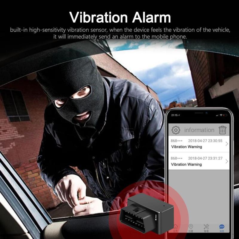 CANXING OBD Автомобильный GPS-трекер Mv33 Голосовой монитор Несколько сигналов тревоги 9-40 В Противоугонный OBDII локатор слежения