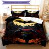 3pcs Batman Bedding Set Duvet Cover Closure Includes 1 Duvet Cover & 2 Pillowcases, Soft and Comfortable for All Seasons.
