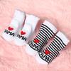 1pair Baby Socken Girls Boys Baby Soft Socks For Newborn Stripe Baby Socks Warm