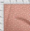 oneOone Cotton Flex Peach Fabric Valentine Heart Quilting Supplies Print Sewing Fabric By The Yard 40 Inch