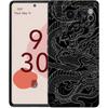 Чехол для телефона Google Pixel 8 7 6 Pro 8A 7A 6A, ТПУ-оболочка, Мягкий силикон, Ударопрочный, Черный чехол, Иллюзорный цвет, Китайский дракон