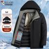 TUCANO Men's Thickened Hooded Padded Winter Jacket