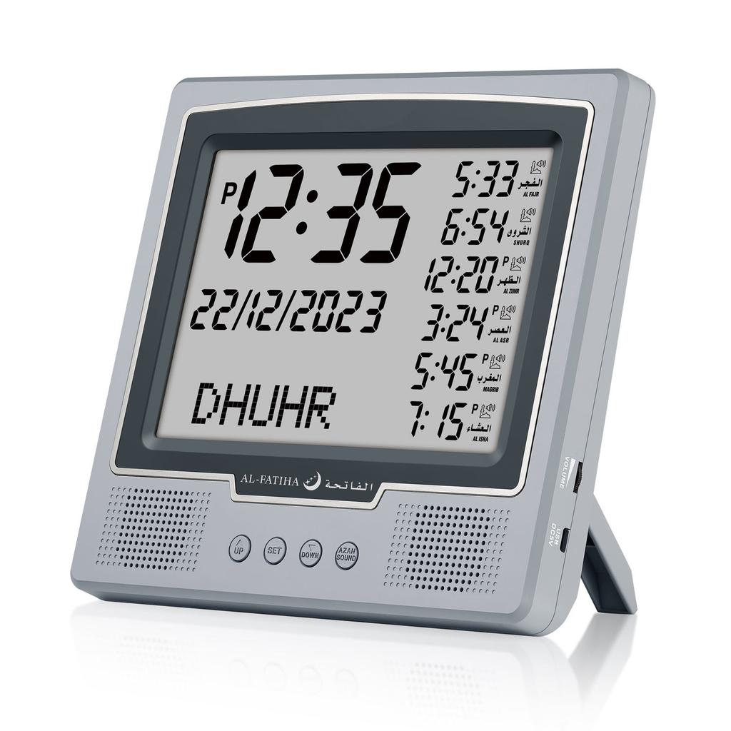 Digital Islamic Muslim Table Wall Clock Mosque Prayer Alarm Calendar Ramadan Gift Athan Clock Azan Prayer