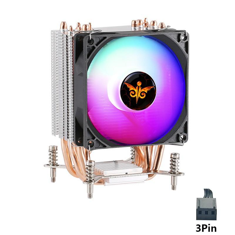 Бесшумный радиатор X99/X79/X299 для процессорного кулера: 6 медных тепловых трубок для настольных процессоров 2011 года