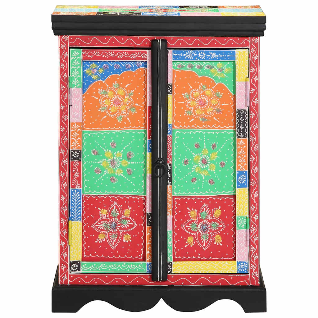 Console Table with Shelf and Storage Multicolored 50 x 30 x 70 cm