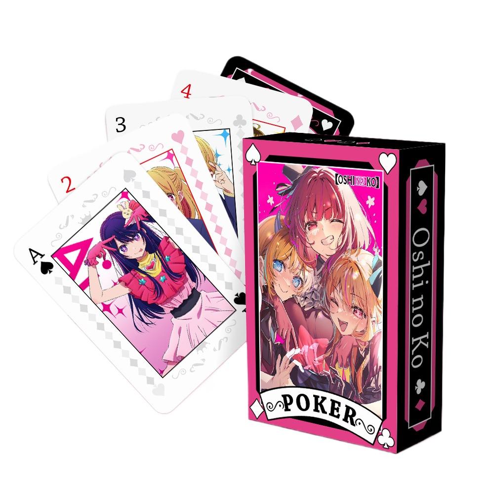 Аниме SPY X FAMILY Haikyuu, карты для настольных игр для косплея, дзюдзюцу кайсен, покерные карты в твердом переплете