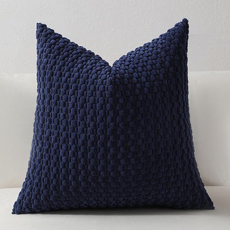Soft Corduroy Throw Pillow Covers Solid Striped Cushion Cases For Home Sofa Living Room Bed Decoration