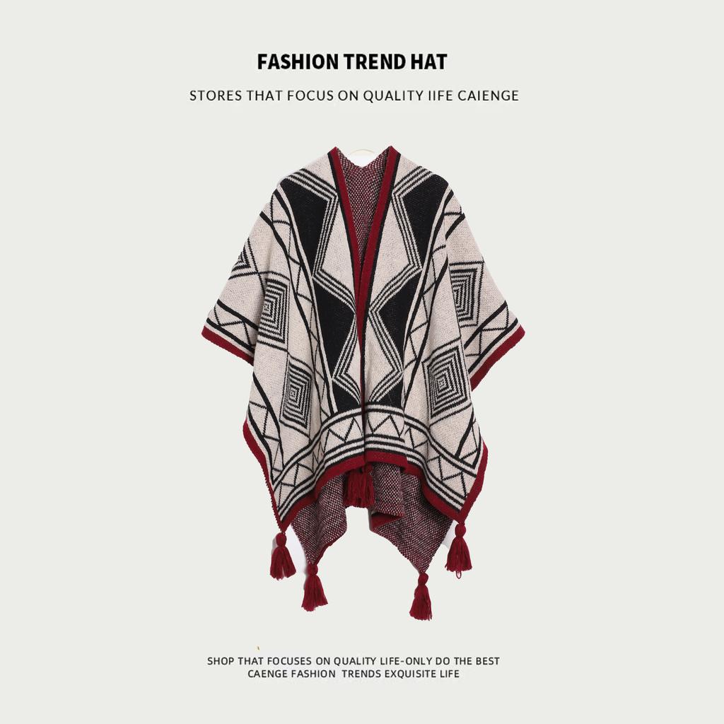 Дышащая, теплая и универсальная домашняя, осенне-зимняя женская шаль для путешествий, толстый плащ, одеяло с кондиционером