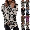 Women's Round Neck Tops Cotton Women's Casual Fashion Print  Long Sleeve O-Neck Pullover Top Blouse