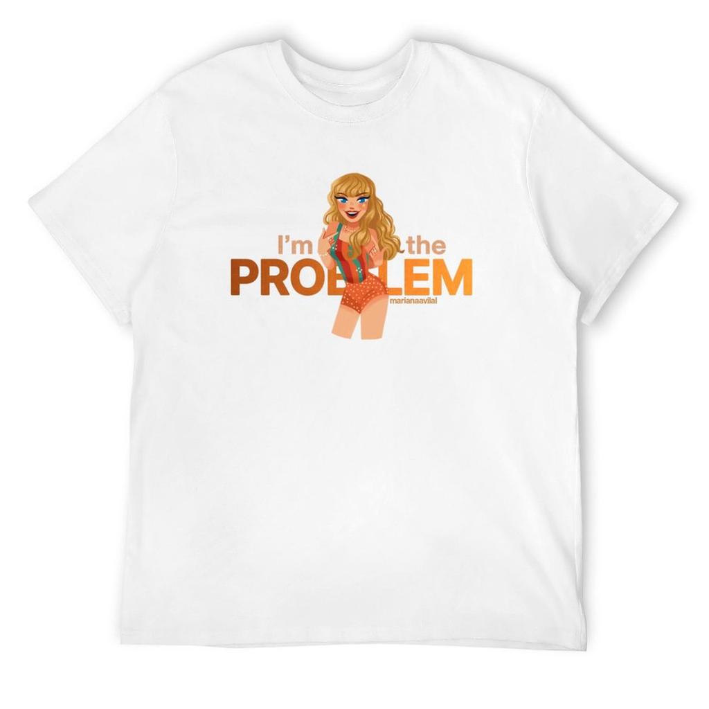 The Problem T-Shirt anime figures graphic t shirt vintage oversized graphic tee blue archive t shirt for men