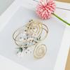 Upper Arm Bracelet Metal Coil Swirl Spiral Shape Armband Cuff Fashion Simple Arm Bangle Armlet Adjustable for Women Girl