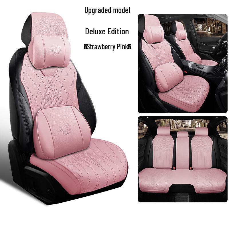 Чехлы на сиденья Geely Binyue CVT/DCT - Версии Super Energy и Dragon Soaring; Кожаные подушки.