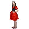Short Sleeve Spanish Dance Dress Dot Design Gypsy Dress Fashion Traditional Spanish Dress  Carnival