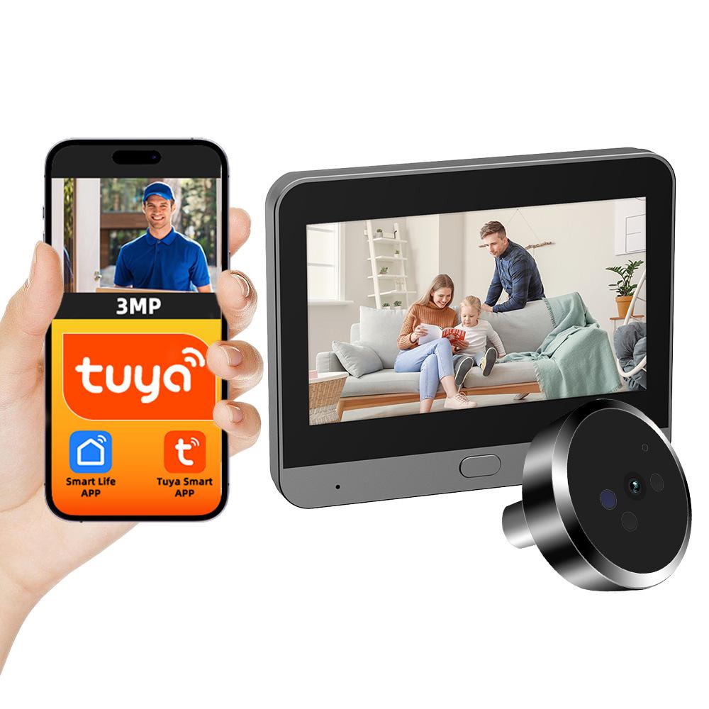Умный видеодомофон 3 Мп: Электронный глазок с защитой от кражи и удаленным мониторингом
