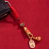 Enamel Lucky Keychain Gourd Key Chain Strap Personality Koi Carp Car Keys Charms  Decoration