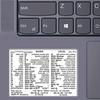 5pcs Computer Reference Keyboard Shortcut Sticker Adhesive For Windows PC Laptop Desktop For Shortcut