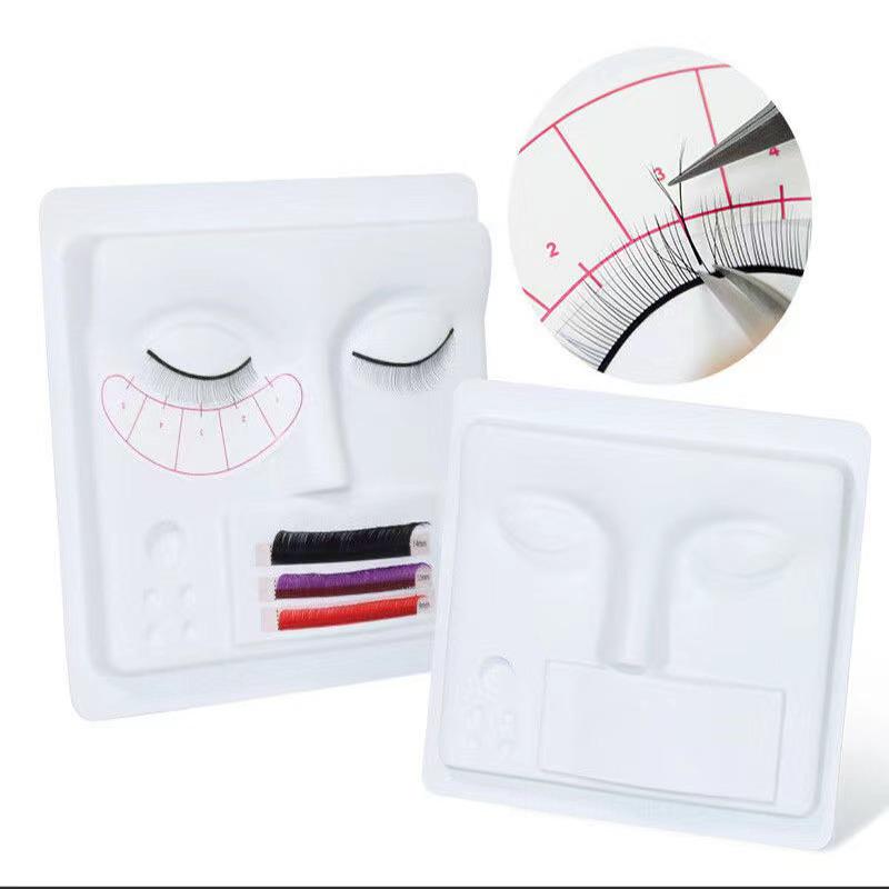 Newbie Eyelash Extension Practice Tray with Head Model