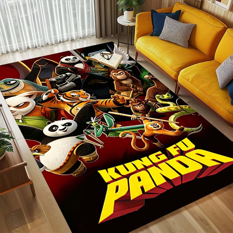 Kung Fu Panda Living Room Nonslip Area Rug Soft Carpet For Bedroom Game Playroom Sofa Office Home Decor Doormat Christmas Gift C926577