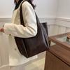 Large Capacity Soft Leather Bag Women's Summer New Commuter Shoulder Bag Fashionable Portable Tote Bag
