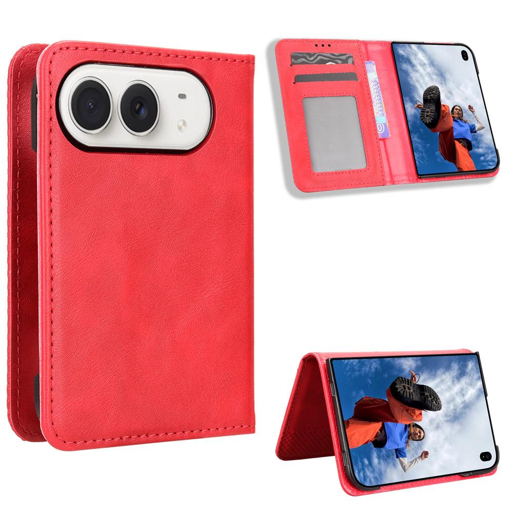 Flip Case Compatible With iPhone Duo Protective Case with Magnetic Closure Wallet Leather Phone Case