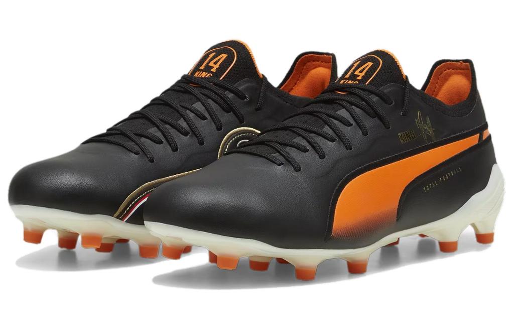 Puma King Ultimate Cruyff FG/AG 'Черный Оранжевый' 107826-01