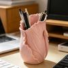 Lotus Leaf Pen Holder, 3D Printed Bionic Desk Organizer, Cute Stationery Holder for Home Office, Nature Decor Gift for Desk