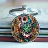 Owl Retro Cross-border Creative Keychain