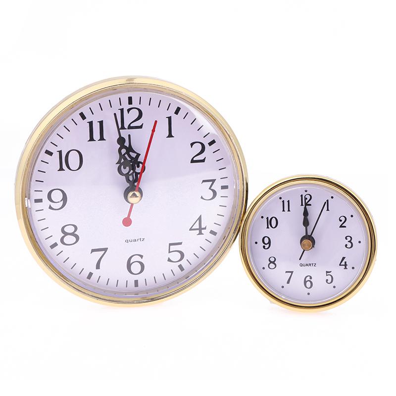 1PC DIY Quartz Clock Insert Movement Roman Bedside Antique Watch Desk Decoration Accessories 65/80/110mm