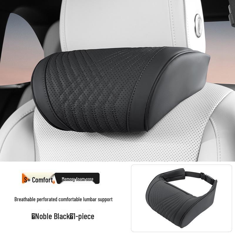 Zeekr 007/001 Car Headrest: Lumbar & Neck Support Pillow - All-Season Breathable Interior Decor