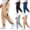 Мужские  Уличные  Повседневные  Спортивные  Свободные  Брюки с завязками на щиколотках