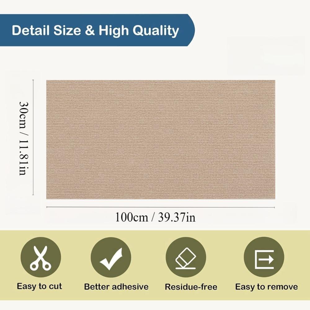 Recyclable Cat Scratching Mat Board Self-adhesive Cat Scratching Board Furniture Protection
