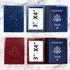 Customizable PU Leather Cross-Border US Vaccine Passport Holder