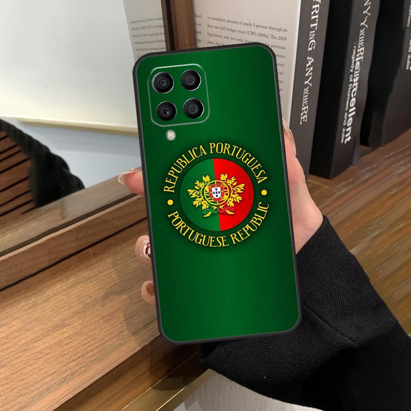 Чехол с флагом Португалии для Samsung Galaxy M56 M16 M36 M33 M53 M13 M12 M32 M52 M20 M15 M55 M31 M14 M35 M34 M54