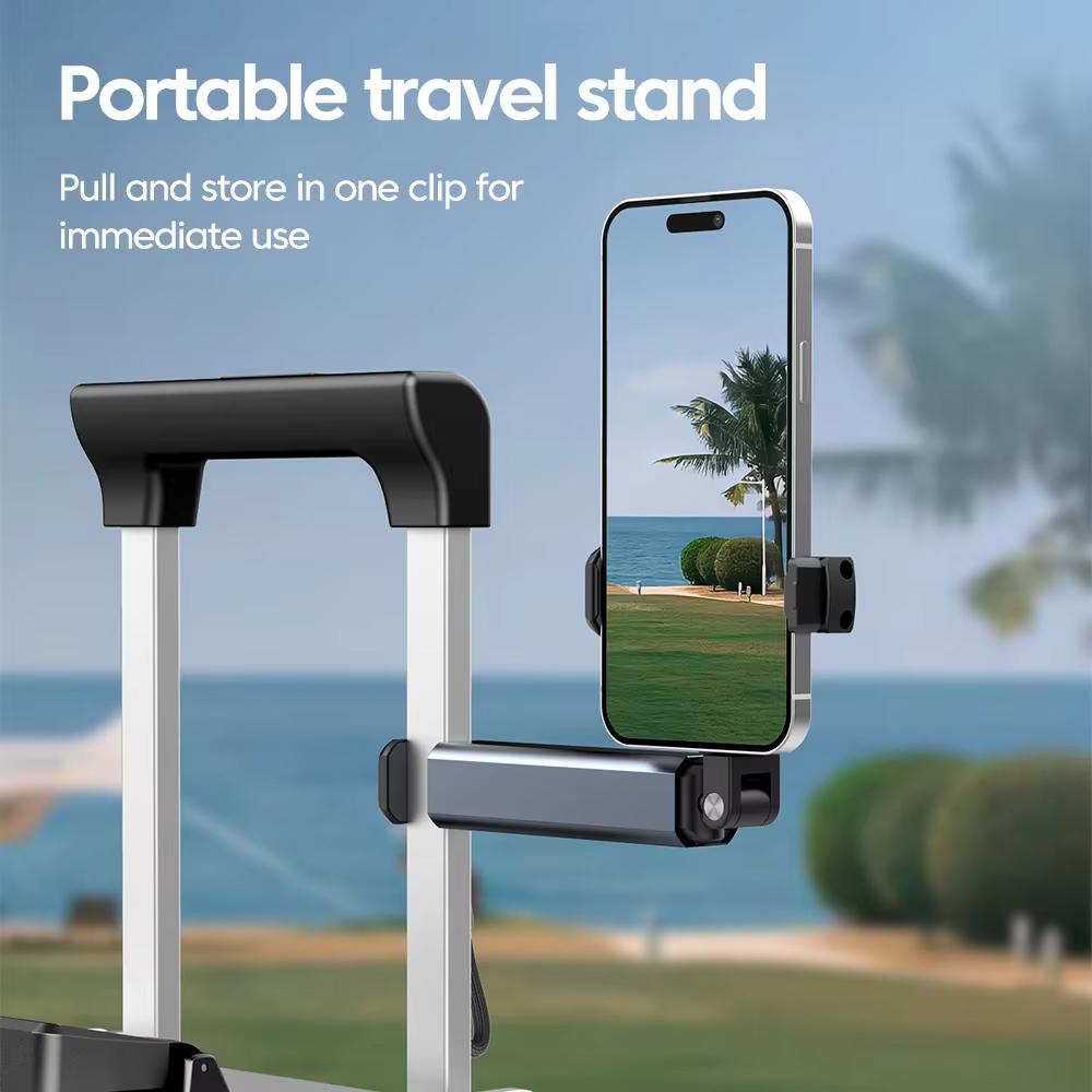 Foldable Car Phone Holder Stand Portable Travels Essential Flying Desktop Aluminum Handsfree Cell Phone Stand For IPhone Xiaomi
