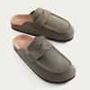 Smile PoP Cork Suede Clogs Тапочки для женщин и мужчин Clogs Обувь Классические пробковые противоскользящие уличные тапочки с поддержкой свода стопы Мюли