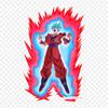 Patches For Clothes Bag Iron On Thermal Stickers Goku Super Saiyan Blue Kaioken X20 Goku Vegeta Pattern Washable Heat Transfer