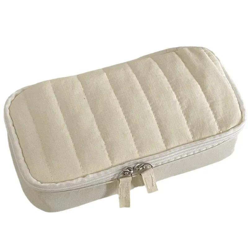 Студенческий пенал для детей и девочек Ins Simplicity, однотонный органайзер для канцелярских принадлежностей, большая вместимость, сумка для хранения школьных принадлежностей