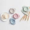 Форма для лепки пельменей из пшеничной соломы - 2-в-1 DIY Форма для пельменей для вареников, Экологичный инструмент-пресс с нескользящей ручкой и отверстием для хранения
