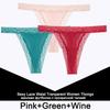 FINETOO 3PCS/Set Sexy S-XL Women Cotton Panties G-string Woman's Underwear Girl Lace Female Lingerie T-Back Lady Thong Intimates