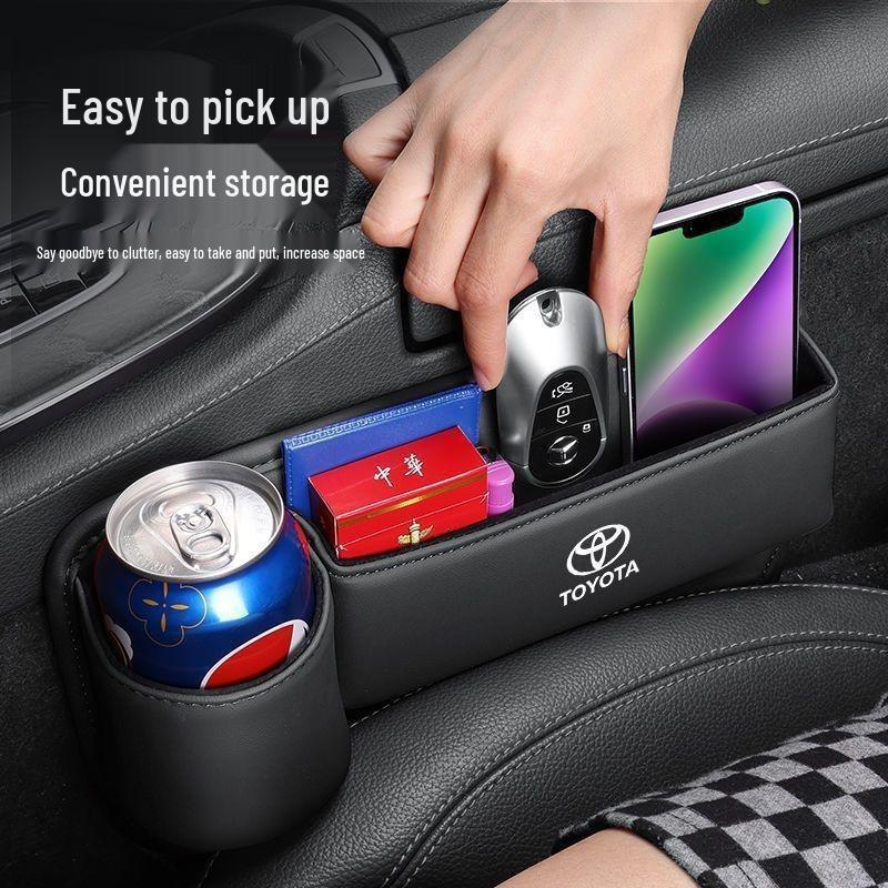 Органайзер-контейнер для хранения в зазоре сиденья автомобиля Toyota - Автомобильный органайзер с зажимом