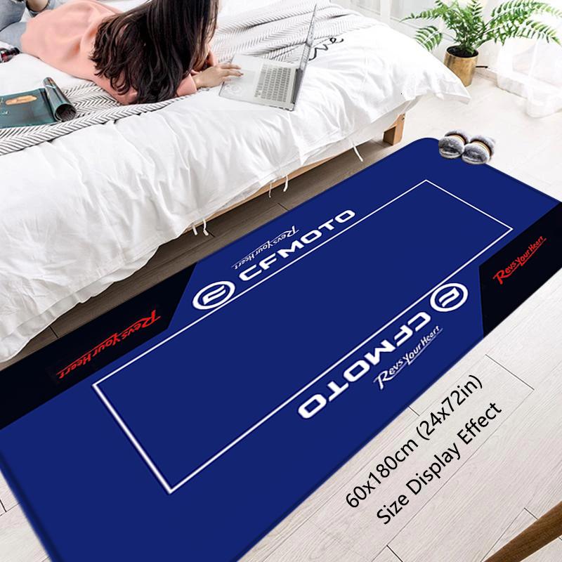 Interior Floor Mat CFmoto Racing Doormat Non-slip Foot Rug for Entryway Kitchen Carpet Bedroom Bedside Mats Washable Home Decor