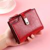 Мини-кошелек, многофункциональный держатель для карточек, сумка для документов с зажимом для денег, тройная сумка для карт, модный универсальный кошелек для монет на молнии